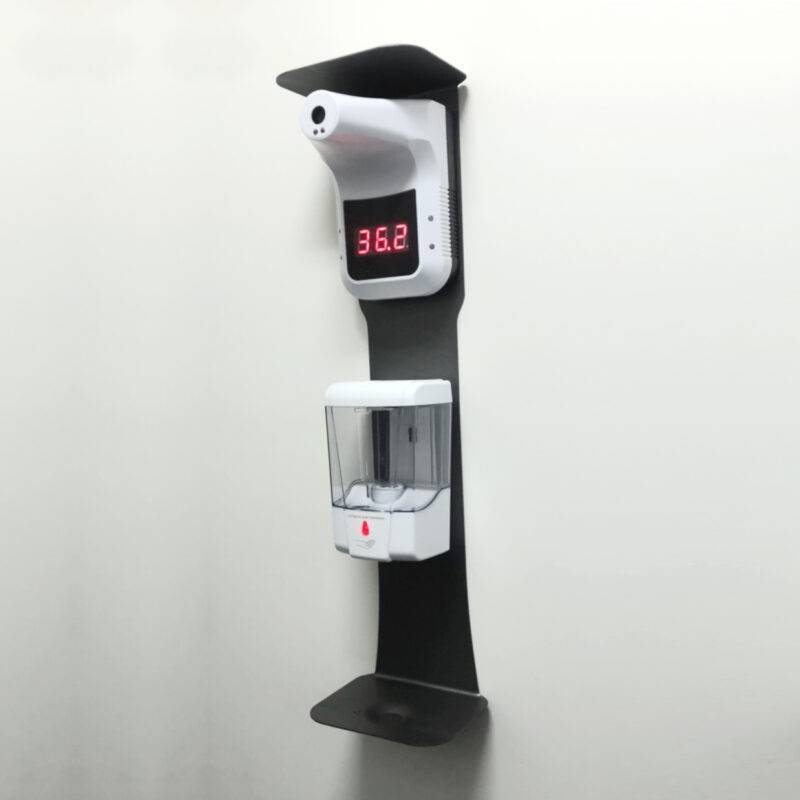 dispenser igienizzante mani automatico da parete con termoscanner integrato SCRIVIA